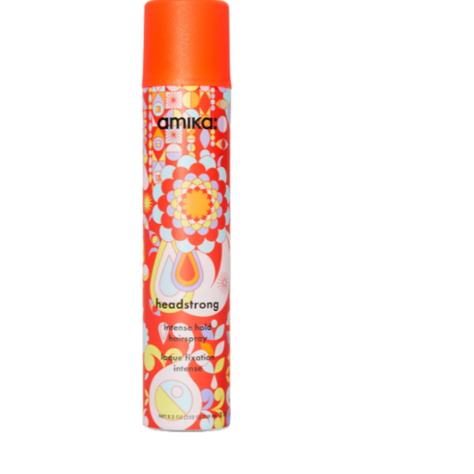 amika Headstrong Intense Hold Hairspray for updos 8.2oz – flake-free finish