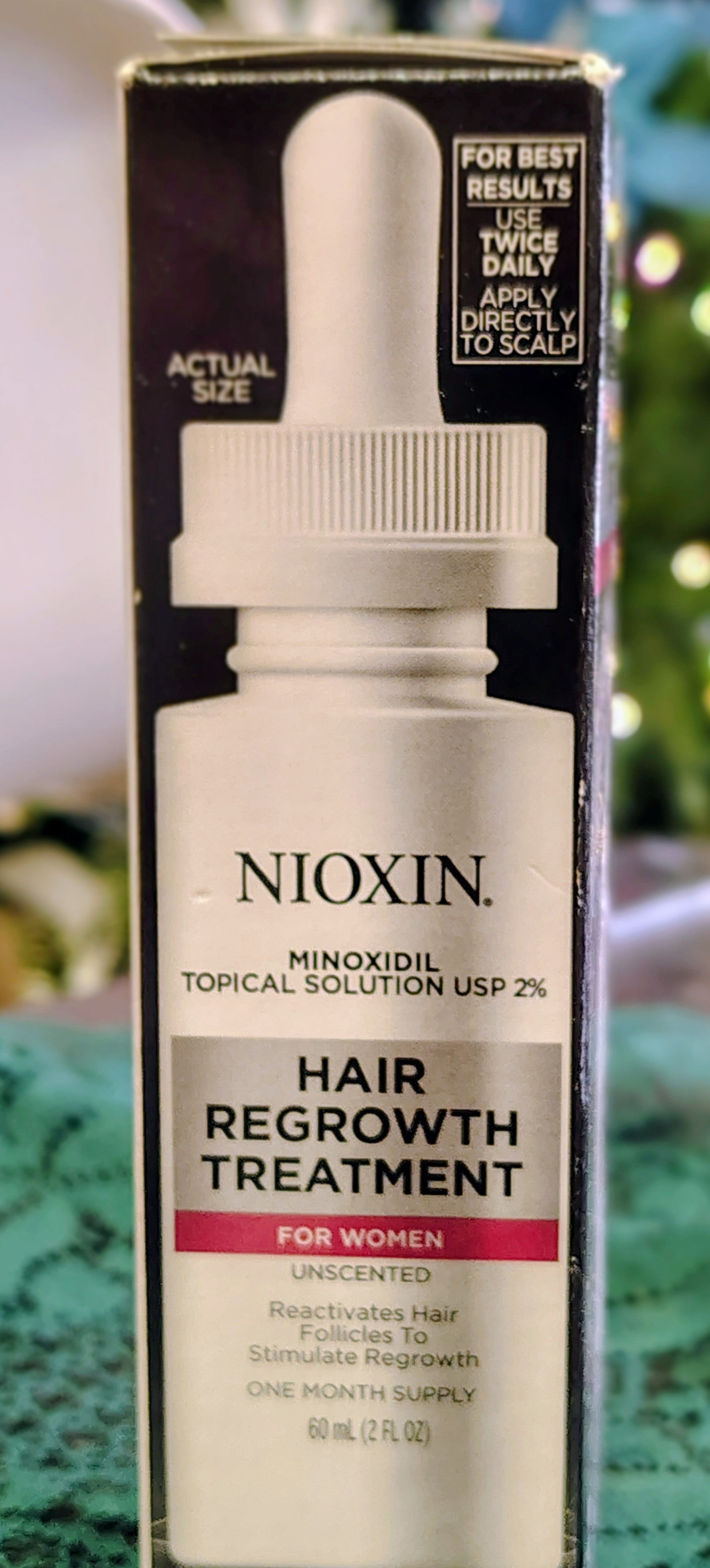 Nioxin Hair Regrowth treatment for women with Minoxidil