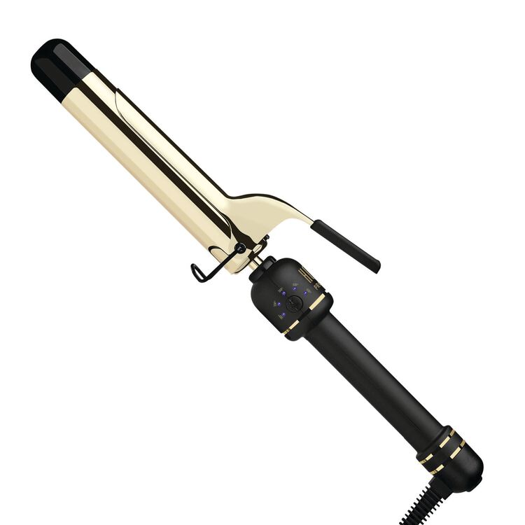 Hot Tools 24K Gold Extended Barrel Curling Iron 1 ¼″ – 24K Gold Technology, Extra‑Long Barrel for Waves & Curls