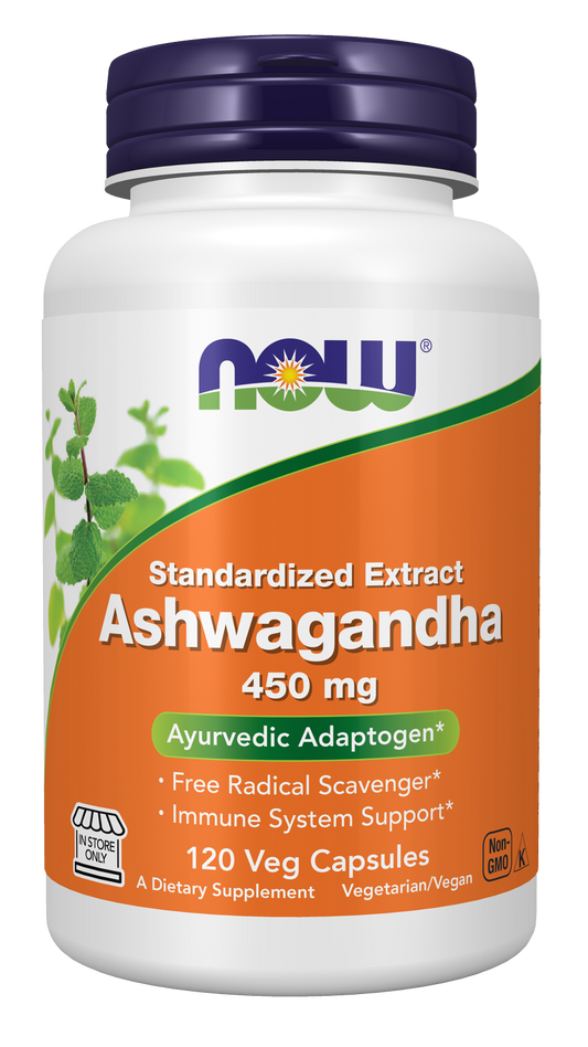 Ashwagandha 450 mg - 120 Veg Capsules
