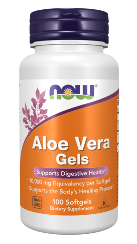 NOW Supplements, Aloe Vera (Aloe barbadensis) 10,000 mg, Supports Digestive Health*, 100 Softgels