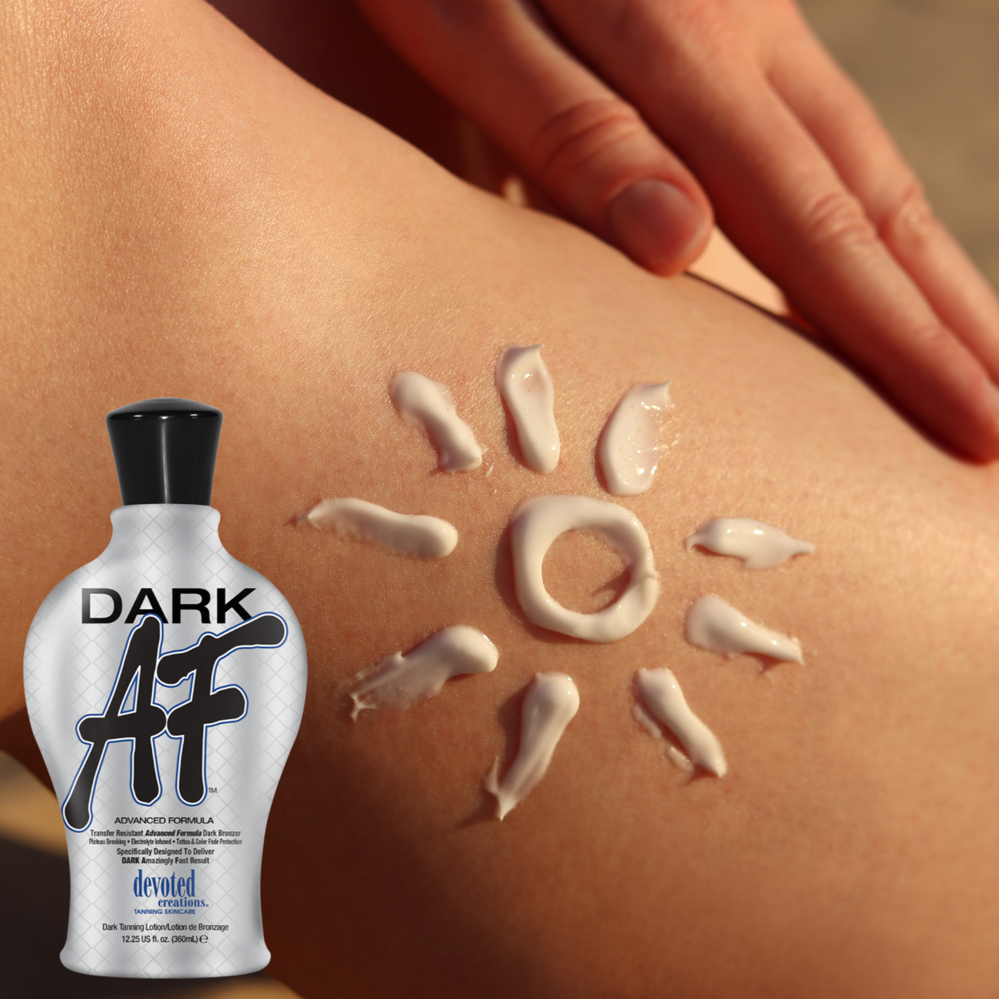 Devoted Creations Dark AF White Bronzing Tanning Lotion 12.25oz
